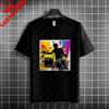 Rock Music Skeleton Drummer  Rock on Drum Kit Graphic Tshirt 100Cotton Short Sleeve Round Neck Humor Style Casual Tshirt