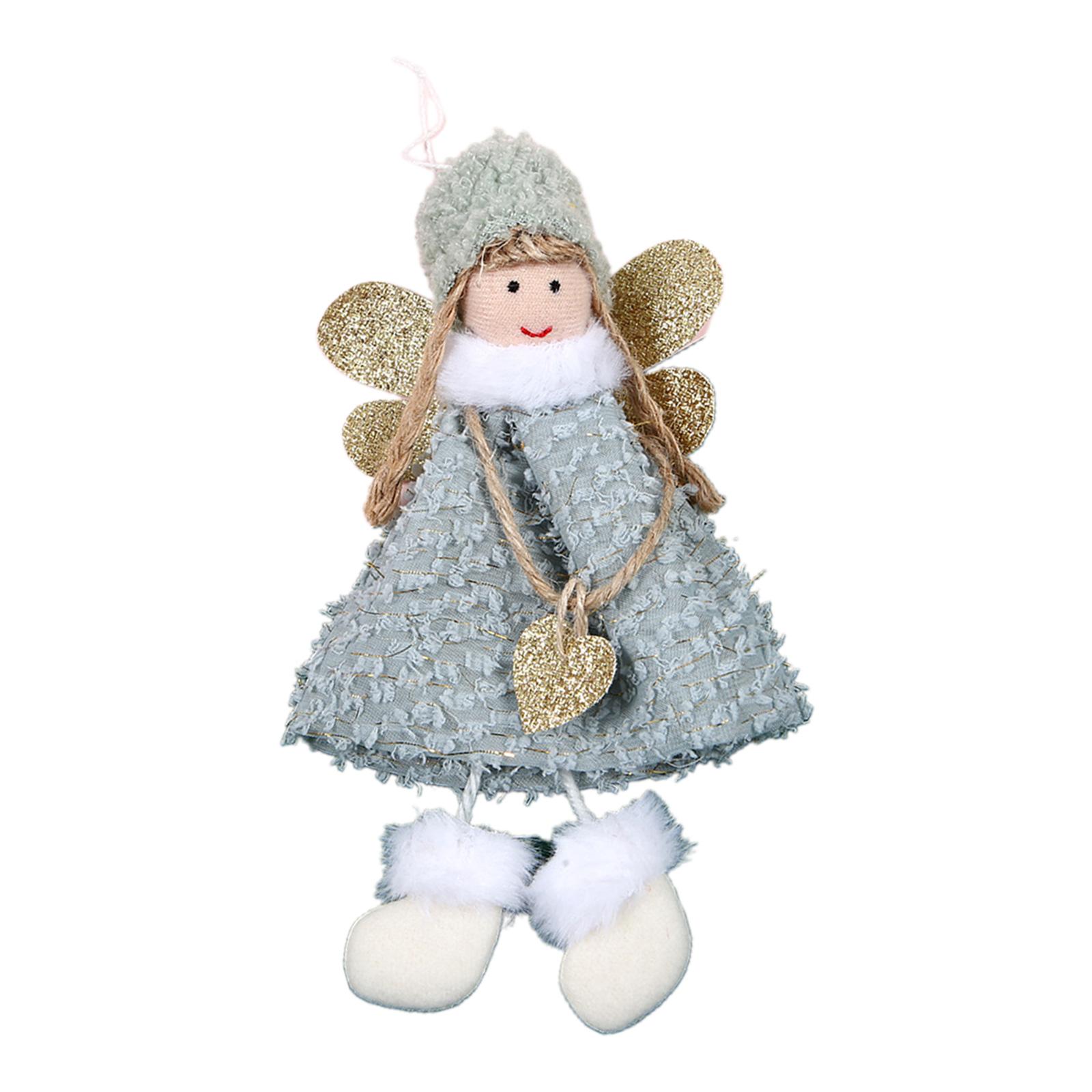 Christmas Plush Angel for Doll Tree Garland Christmas Tree Hanging Ornaments