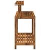 Outdoor Potting Bench 111.5 x 48.5 x 107 cm Solid Acacia Wood