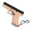 1:3 Scale G17 Keychain High Simulation Decoration Alloy G17 Model Key   for Daily Use
