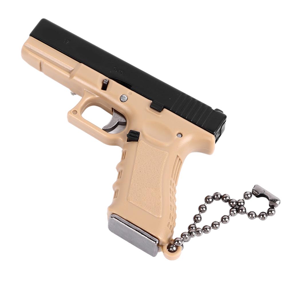 1:3 Scale G17 Keychain High Simulation Decoration Alloy G17 Model Key   for Daily Use