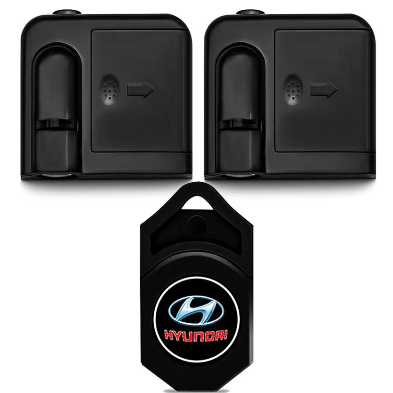 Hyundai Led Car Door Welcome Light Logo Projector Laser For Accent Santafe Sonata IX35 I20 I30 Azera Car Decorate Accessories