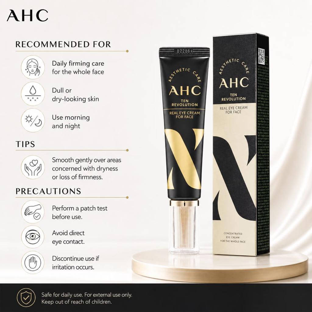 AHC Ten Revolution Real Eye Cream For Face 30ml