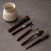 Jia Lang Ru Ware Beige Six Gentlemen Tea Set