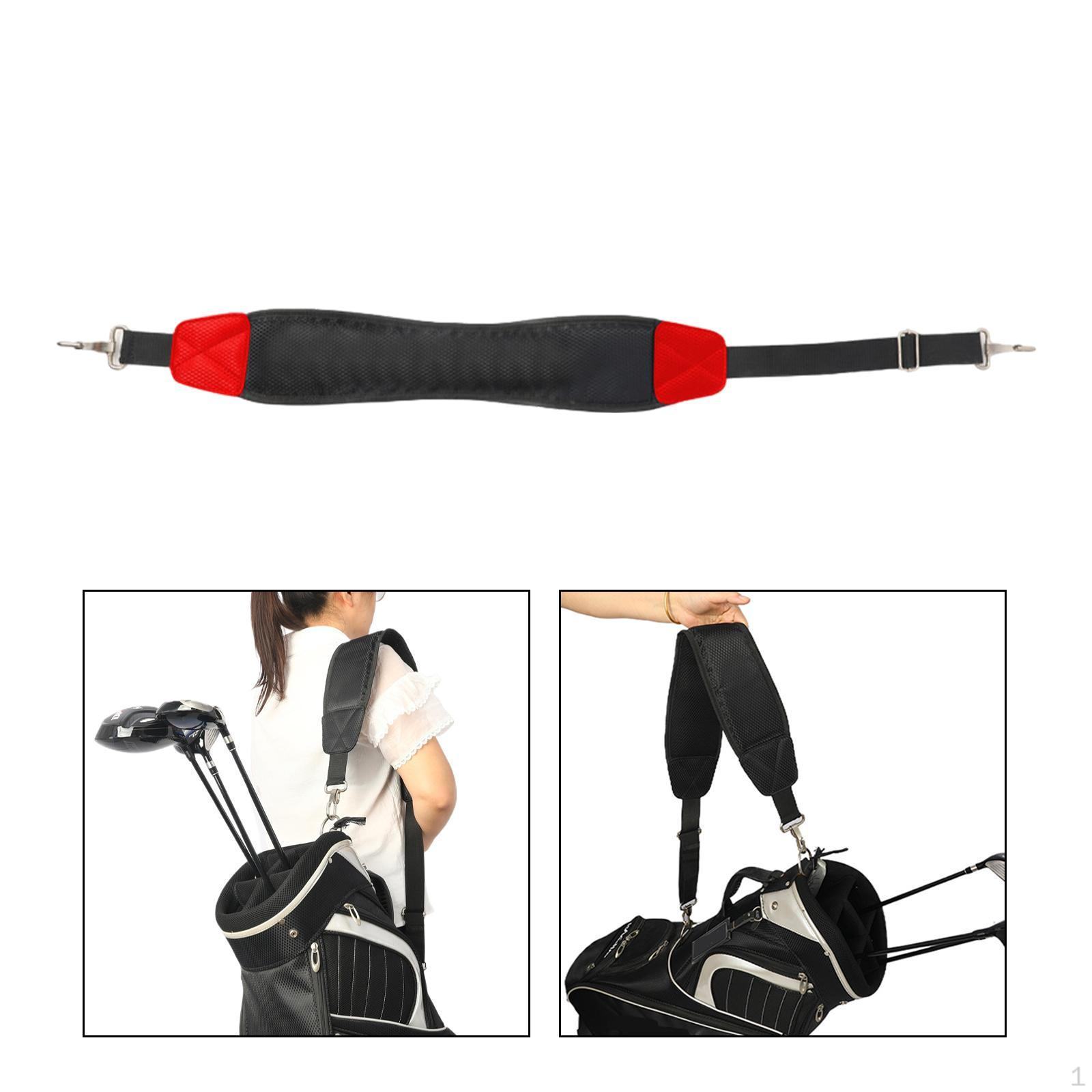 

Ремень для сумки для гольфа, регулируемый, для ношения на плече красный