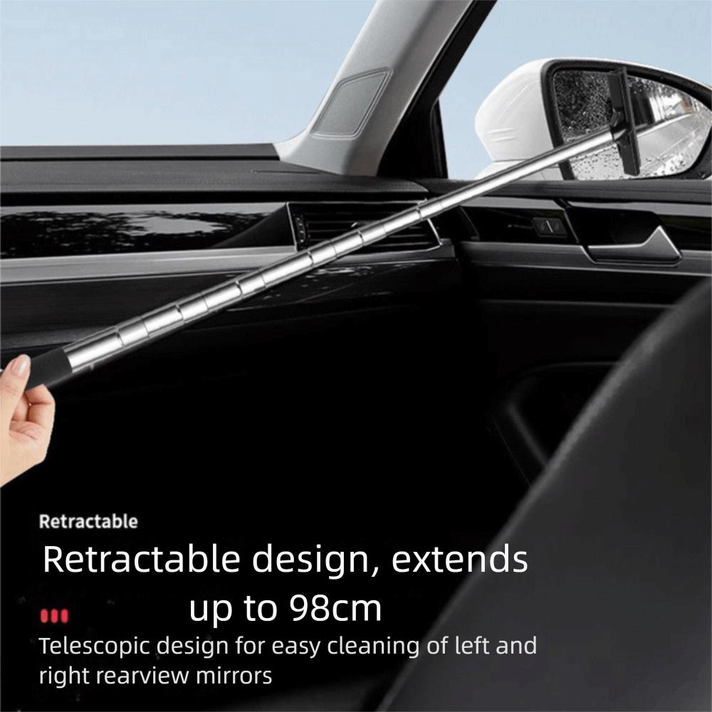 Layered Brush Head Car Rearview Mirror Wiper Glass Rain Cleaning Tool  Glass Care