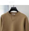 Men's Solid Color Round Neck Winter Pullover Sweater - Soft, Stylish, Youthful Knitwear