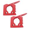 2Pcs Mounting Tools Quick-Release Clamp 1" - 1.5" Diameter Quick Mounting Rubber Clamp  Boat