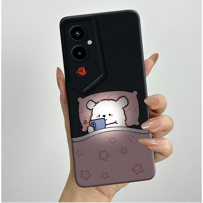For Tecno Pova 4Pro LG8n Back Cover For Techno Pova 4 Pro Pova4 LG7n Case Silicone Aesthetic Pretty Butterfly Flower Soft Bumper