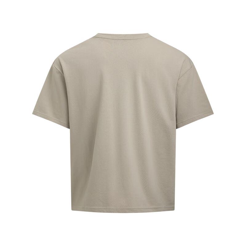 Under Armour SS25 Minimalist Loose Fit Short Sleeve T-Shirt Men Tops Gray-Brown Dusty-Pink Storm-Gray 1387285-203