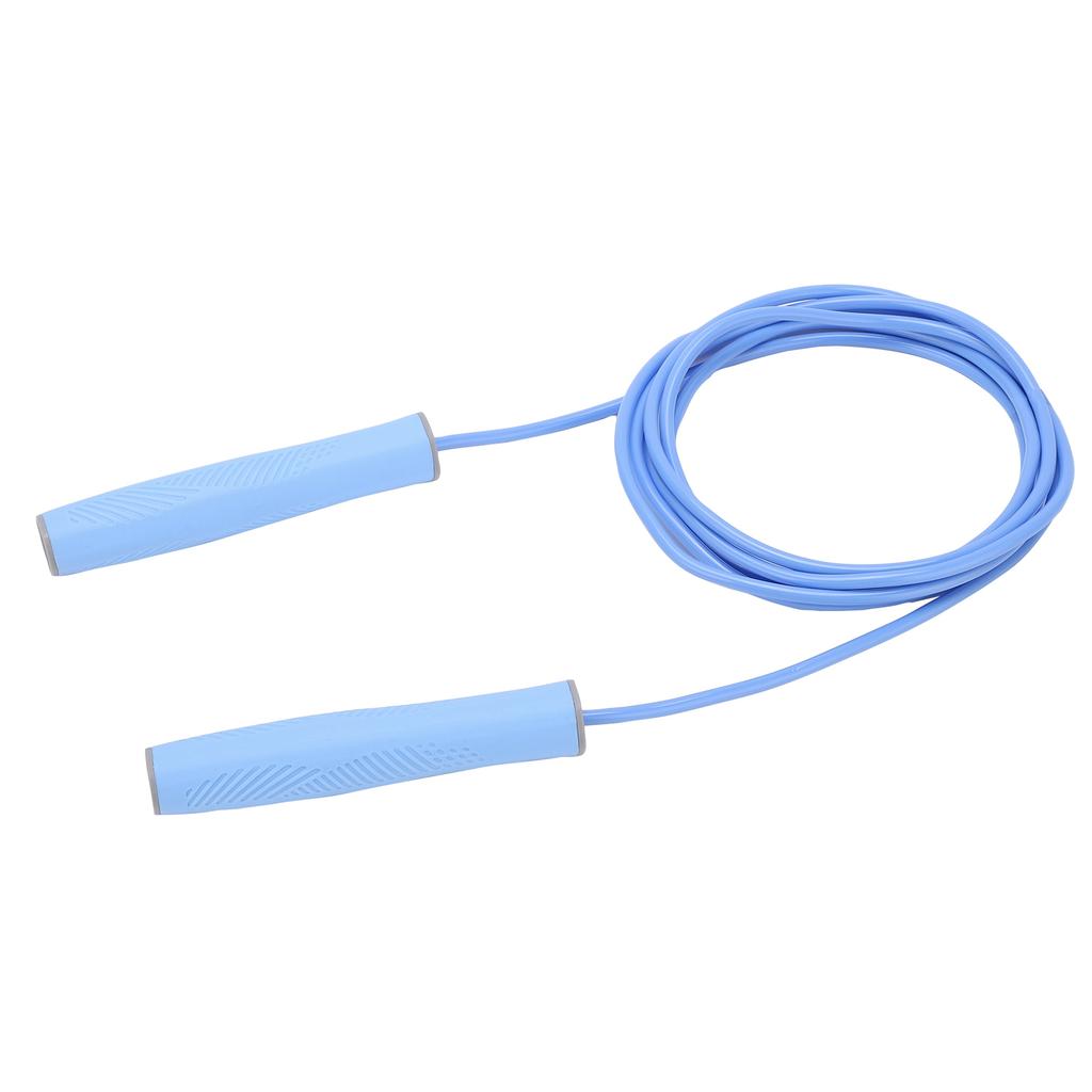 Skipping Rope Non Shaking Cordless Winding Adjustable Jumping Rope for Exercise PE ClassBlue