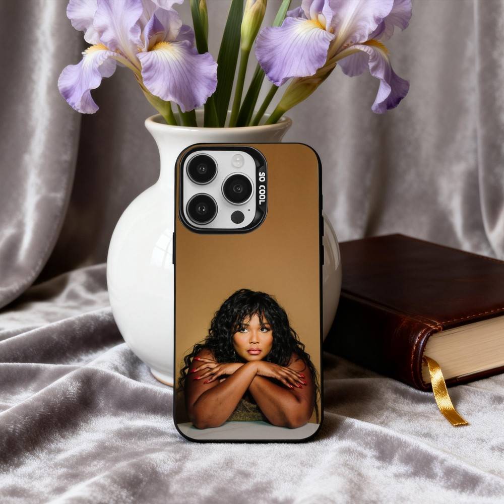 

Confident L-Lizzo Singer Phone Case For iPhone17,16,15,14,13,12,11 Plus,Pro Max Candy Silver Plated Inside Cover iPhone16se4