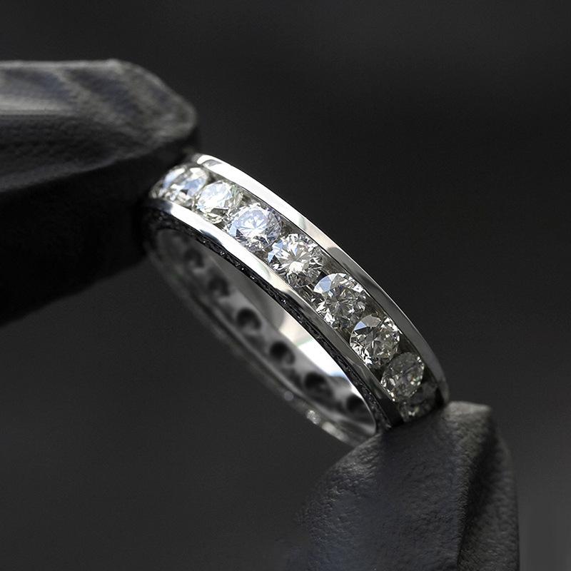 2026 New European and American Cross border Classic Simple Ring Women s Round Zircon Fashion Elegant Popular Zircon 6