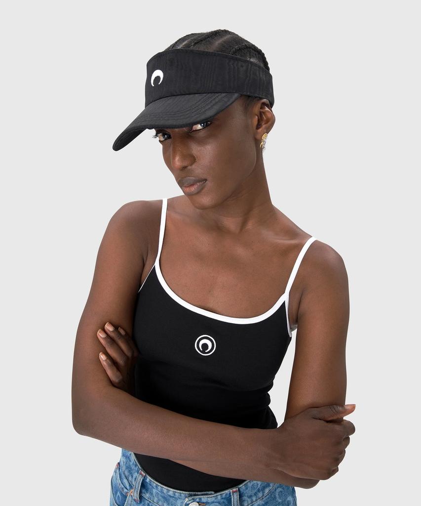 MARINE SERRE (U) Recycled Moiré Visor Black