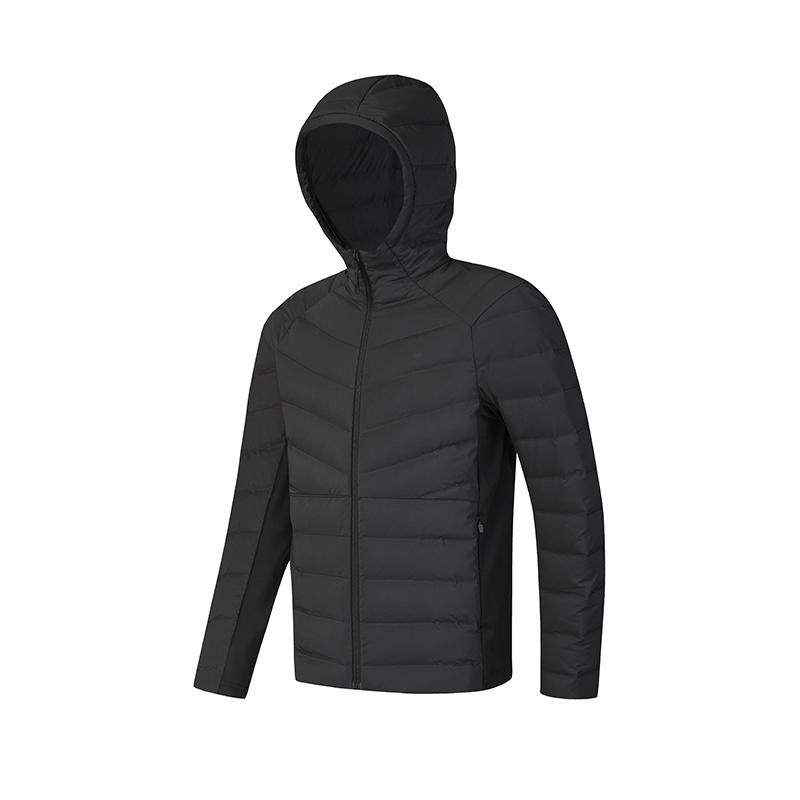New FILA Down Jacket Men's Pitch Black A11M441901FBK