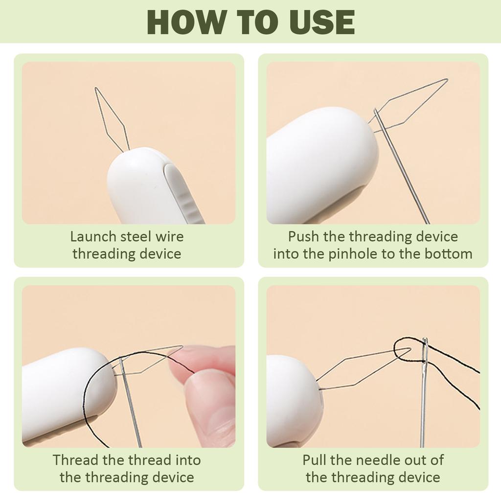 2 In 1 Needle Threaders Sewing Seam Rippers Stitching Remover And Threader Household Manual Sewing Tools Sewing Accessories