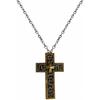 Squids Necklace Game Cross-shaped Necklace with Secret Compartment Antique Cro