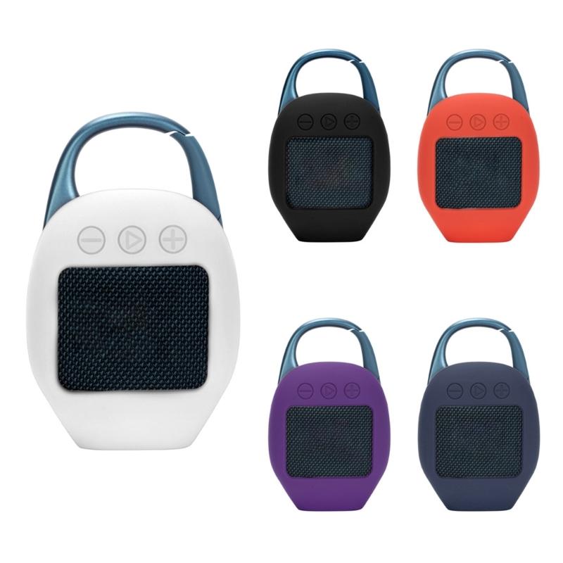 Durability Silicone Sleeve For CLIP5 Speakers Case, Easy Access To Controls And Charging Port Protective Case Holder