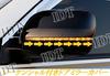 IDT Mini Cloth Included Toyota Land Cruiser 200 Series Prado 150 Series Black Sequential Turn Signal Door Mirror Cover Side Mirror Turn Signal Mirror