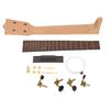 Ukulele Hals Set Ukulele Hals Palisander Griffbrett Saitenwirbel und Steg Set für Handarbeit