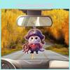 Surface Flat Acrylic Cute Pirate Cat Pendant For Vehicle Interior Accessories