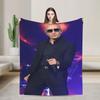 Mr Worldwide Blanket Warm Soft Print Plush Bedding Throws For Outdoor Picnic Flannel Bedspread Bed Cover