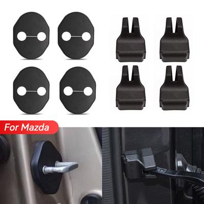 Lot de 4 couvercles de protection de porte de voiture en plastique étanche pour Mazda 2 3 5 6 8 CX-4 CX-5 CX-7 CX-9 Atenea