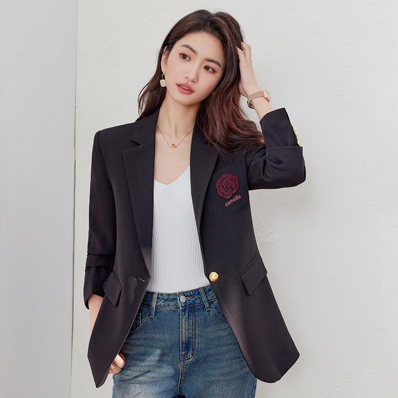 

Женский элегантный укороченный пиджак-блейзер 3XL