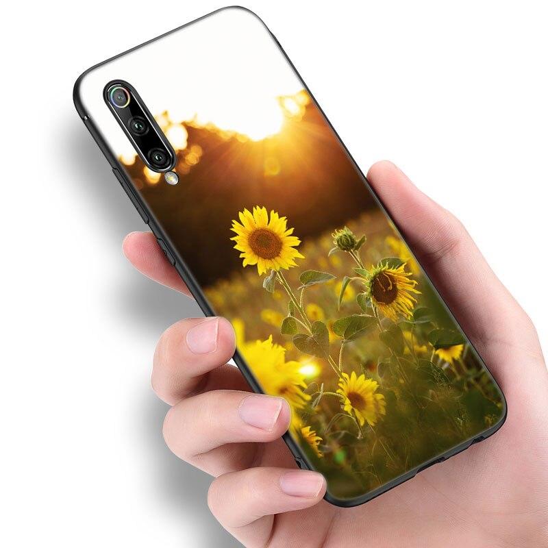 Summer Daisy Sunflower Floral Case For Xiaomi Redmi 7 7A 8A 9i 9A 9C 10 10A 10C K20 Note 5 6 Mi 8 9 9T Pro A2 Lite A3 6X Mix 3