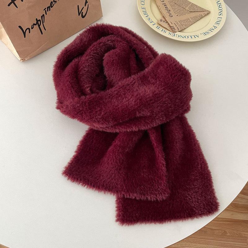 Christmas Series New Red Atmosphere Scarf Collection Women's Winter Wind Advanced Autumn and Winter Warm Scarf
