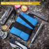 VIPERADE VE13 Mini EDC Small Pocket Organizer with DIY Patch EDC Knuckle Pocket Organizer for EDC and EDC Gear Pouch, Area, Men, Lighter, Coin, (Blue)