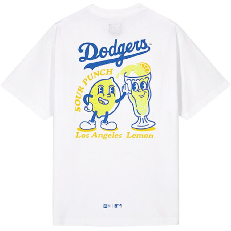 New Era SS26 MLB Los Angeles Dodgers Fun Print Short Sleeve T-Shirt Unisex tops 14907941