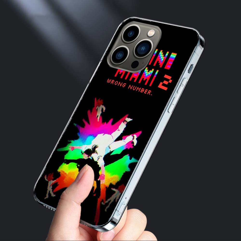 Game Hotline Miami Phone Case For Iphone 16E 15 Pro 14 Plus 17E 16 17 Pro Max Air 11 12 13 Mini Shockproof Capa Cute Cover TP