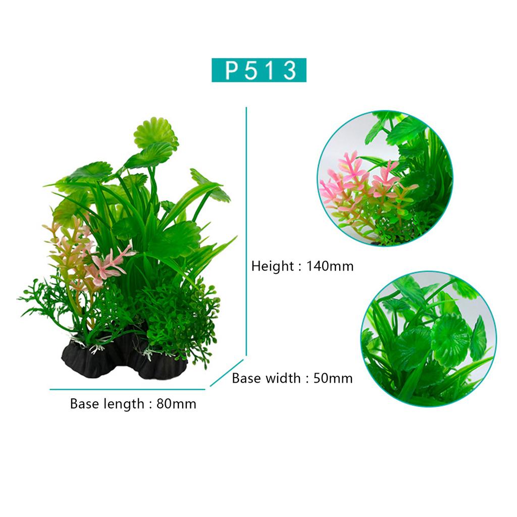 Artificial Aquarium Decor Plants Plastic Aquatic Plants Underwater Plants Aquarium Accessories DIY Decoration Piante Acquario