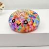 Squeeze Toy Soft Durable TPR with Sequins Stress Relief Toy Portable Baozi Shape Party Game Toy for Adult