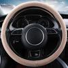 Breathable Mesh Car Steering Wheel Cover - Cute Honeycomb Sandwich Design