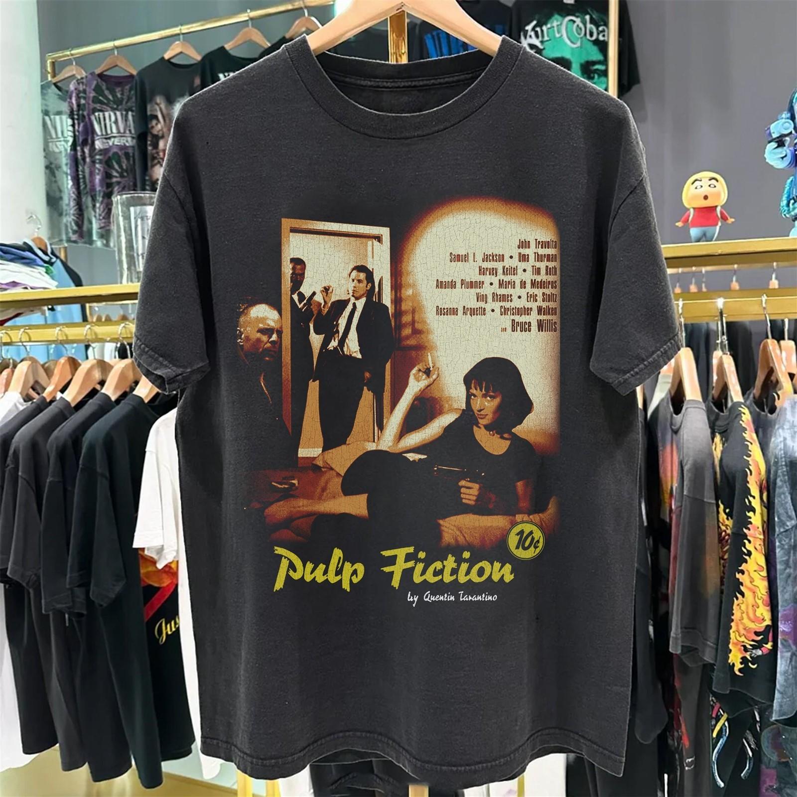 Quentin Pulp Fiction Rare T-Shirt Black S 4XL