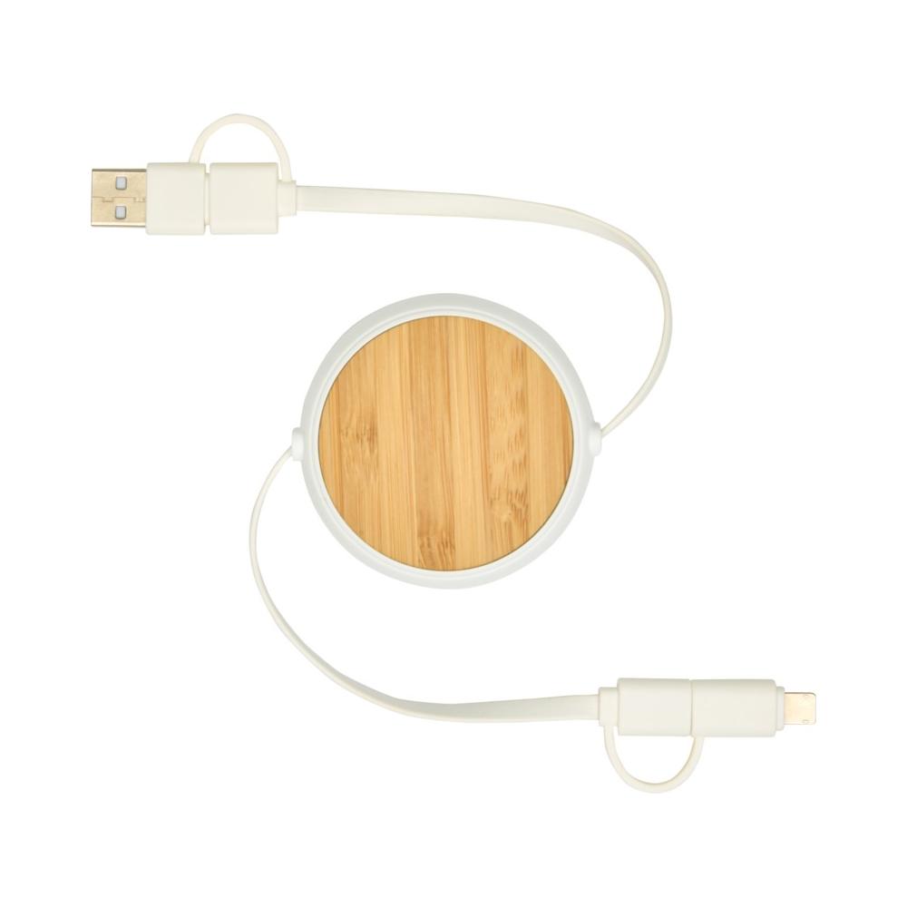 Chechia Recycelter Kunststoff 5 in 1 Einziehkabel