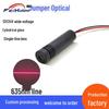 12X50mm 635nm 5mW External Focusing Red Line Laser Module, Wide Voltage 12V-24V