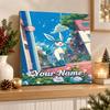 Glaceon Custom Name Diamond Painting Personalized 5D Full Drill DIY Diamond Art Home Decor