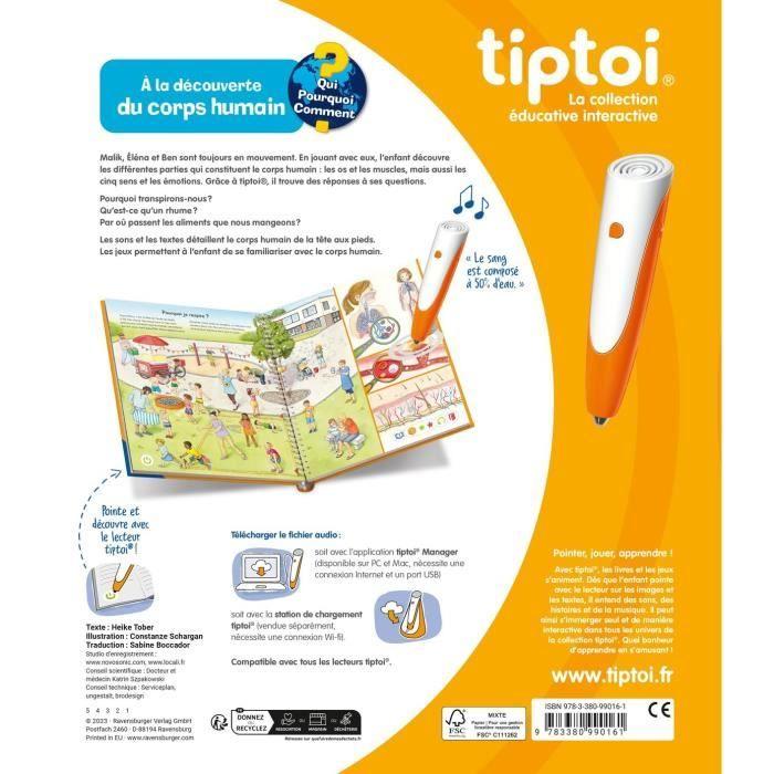 tiptoi, Livre interactif a la découverte du corps humain, 4 ans, 13099016, Ravensburger