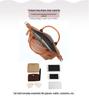 New Fashion Women's Genuine Leather Single Shoulder Crossbody Bag - Top Layer Cowhide Dumpling Design