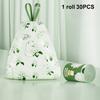 30/50/100pcs/rolls Thickened Material Drawstring Garbage Bag Camellia Fragrance Bag  Household Use