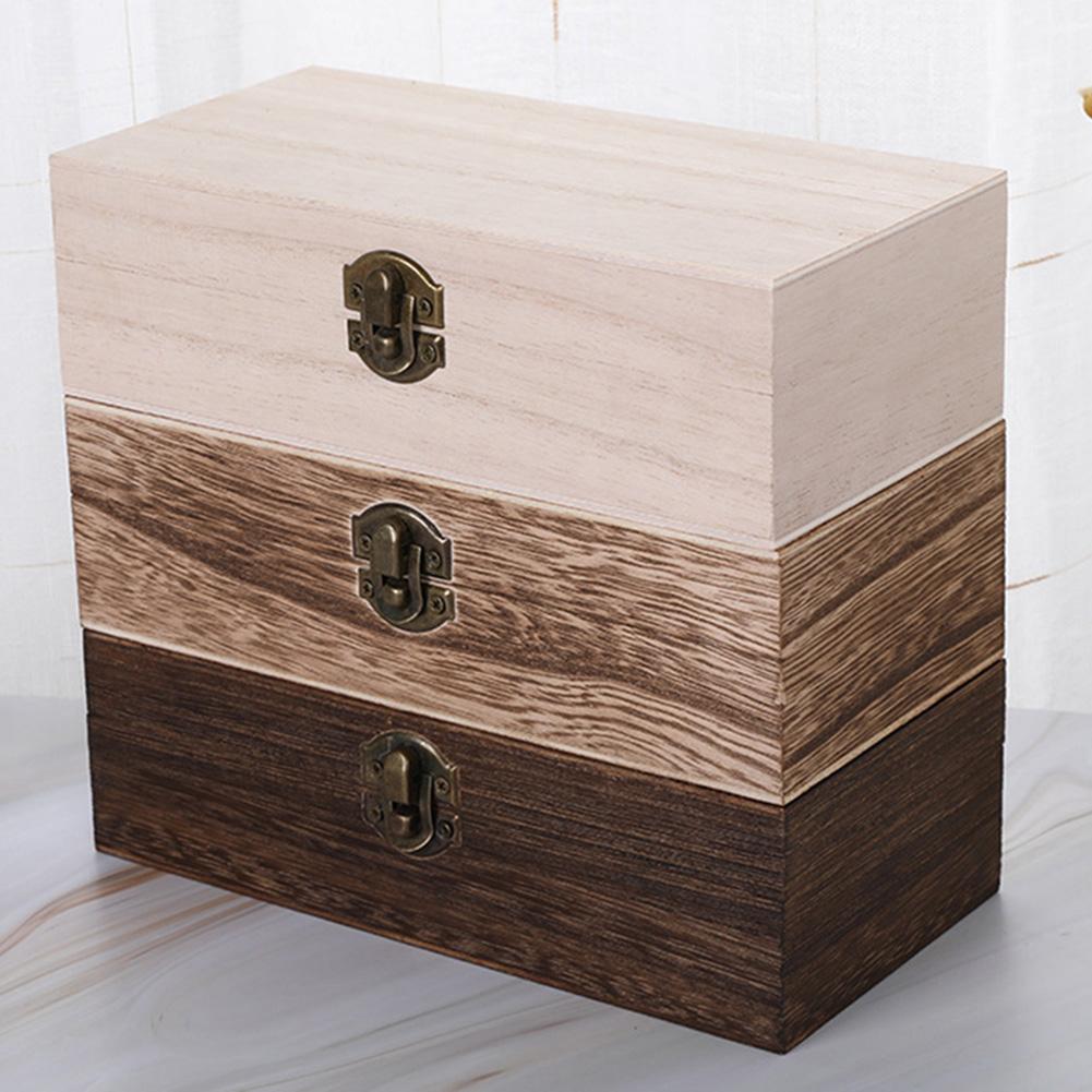 Jewelry Organizer Vintage Storage Box Wooden Storage Box Lightweight Design