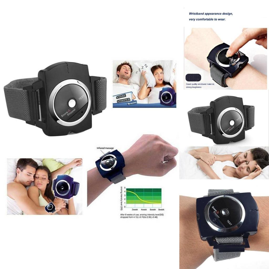 Product Snoring Stopper Wristband Electronic Anti Snoring Device With Infrared For Sleep Improvement