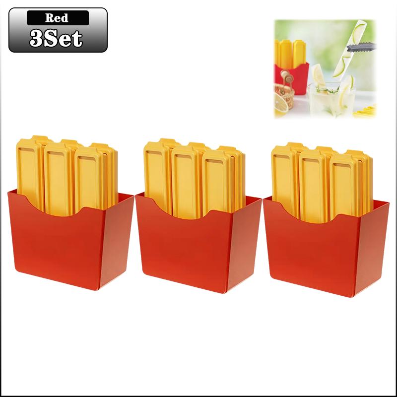 1-10Sets French Fries Ice Cube Mold Long Bar Silicone Tray for Freezer Homemade Ice Sticks Cocktail Maker BPA Free Kitchen Tools