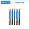 Rutschfestes Magnetisches Bit-Set für Kreuzschlitz- & Torx-Akkuschrauber - Extra Lang & Hohe Härte