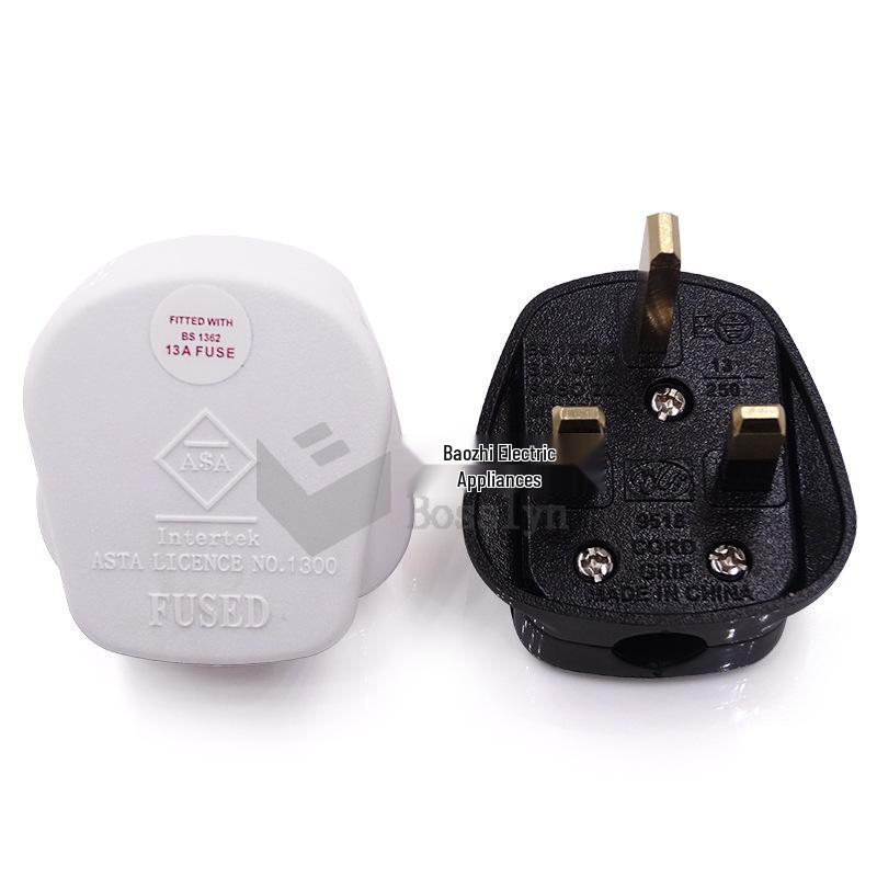 9518 UK Standard Hong Kong Lamp Plug with 13A Fuse