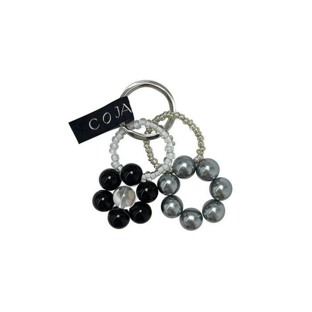 

COJANTA [SET] black flower + flower ring(11color) 2
