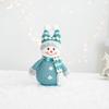 1pcs Christmas Decorations Knitted Non-woven Snowman Little Doll Cute Doll Christmas Counter Ornament Window Layout